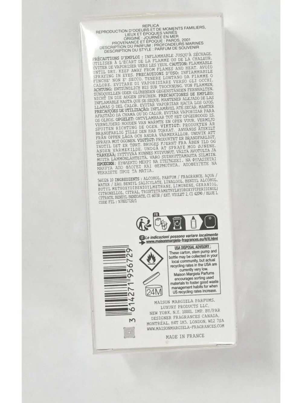 Maison Margiela Replica Sailing Day Eau de Toilette 3.4 fl oz - Picture 2 of 3